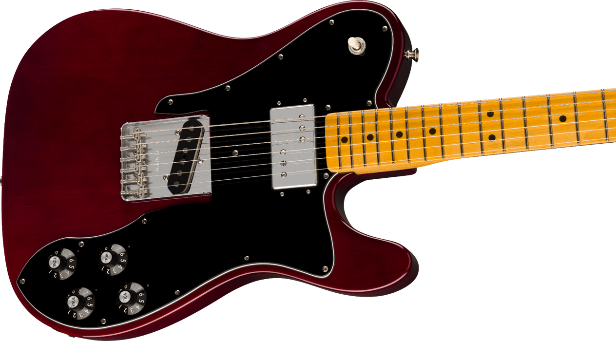 Fender American Vintage II 1977 Telecaster Custom Maple Fingerboard Electric Guitar - Wine Red