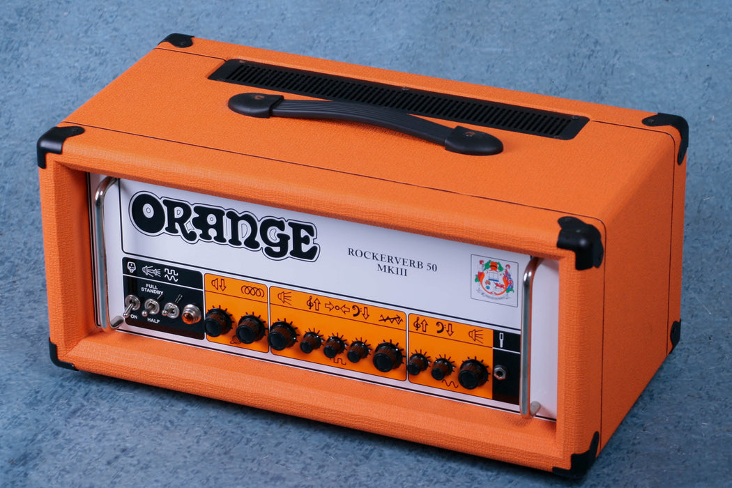 Orange Rockerverb MKIII 50w Guitar Amplifier Head w/Footswitch - Preowned