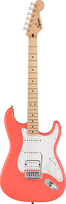 Squier Sonic Stratocaster HSS Maple Fingerboard - Tahitian Coral