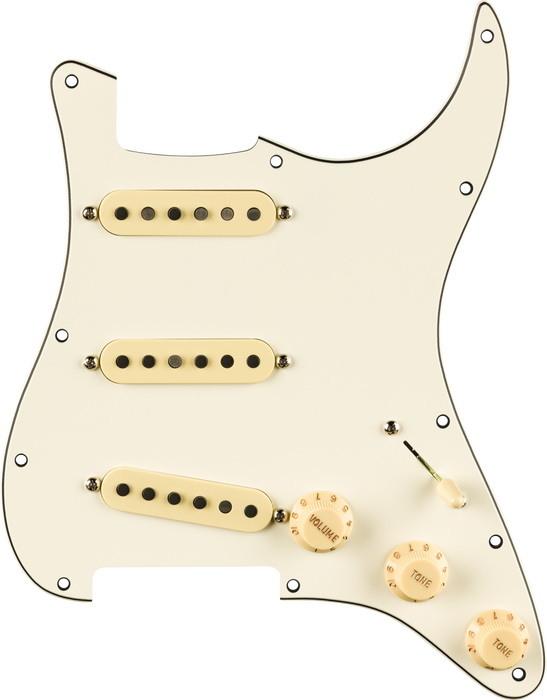 Fender Pre-wired Strat Pickguard  Pure Vitnage w/59 Rwrp Middle Pickup Wbw