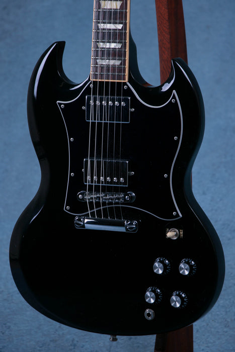Gibson SG Standard Electric Guitar w/Case - Ebony - Preowned