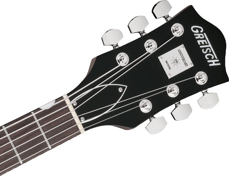 Gretsch G6118T Players Edition Anniversary Hollow Body w/String-Thru Bigsby Electric Guitar - Two-Tone Copper Metallic/Sahara Metallic