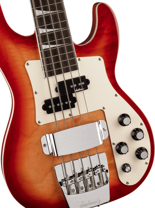 Jackson X Series CBXDX V Electric Bass Guitar - Fireburst