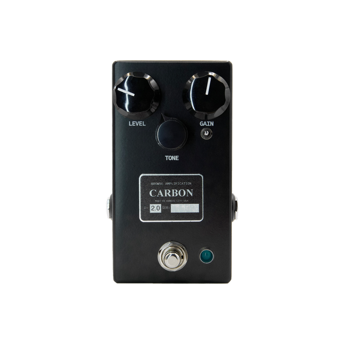 Browne Amplification Carbon V2 Overdrive Effects Pedal
