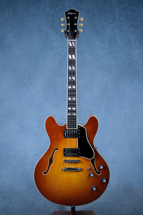 Eastman T486 Thinline Electric Guitar - Goldburst - P2300696