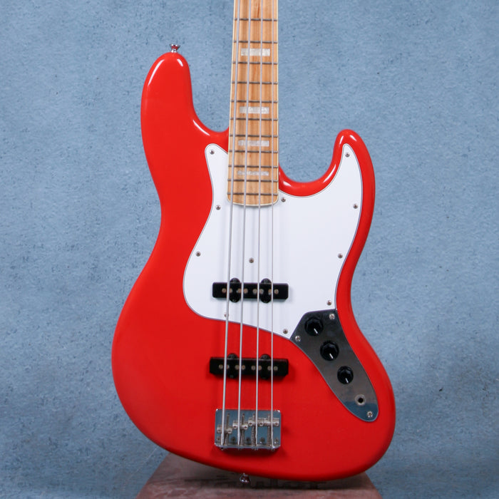 Edwards E-JB-85 70s Reissue J Bass - Fiesta Red - Preowned - Clearance