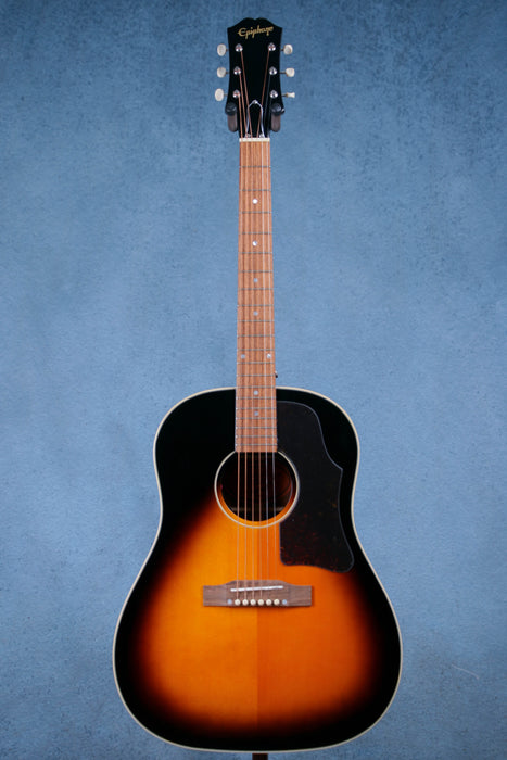 Epiphone Inspired by Gibson J-45 Acoustic Electric Guitar - Aged Vintage Sunburst Gloss - B-STOCK - 21112300086B