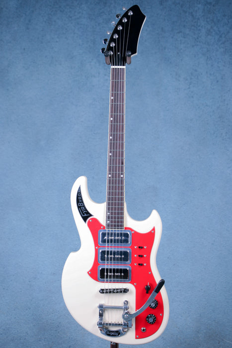 Eastwood Sharkbite Fyrbyrd Electric Guitar - Vintage White - 2301140