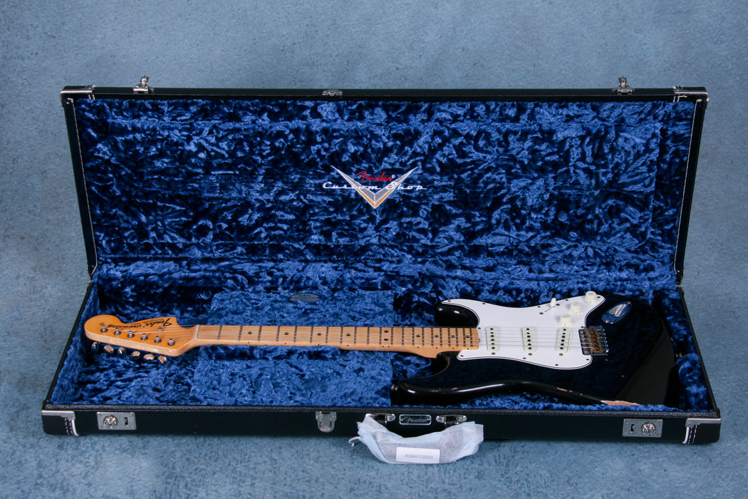 Fender Custom Shop 1968 Stratocaster Relic Maple Fingerboard Electric Guitar - Aged Black - CZ562102