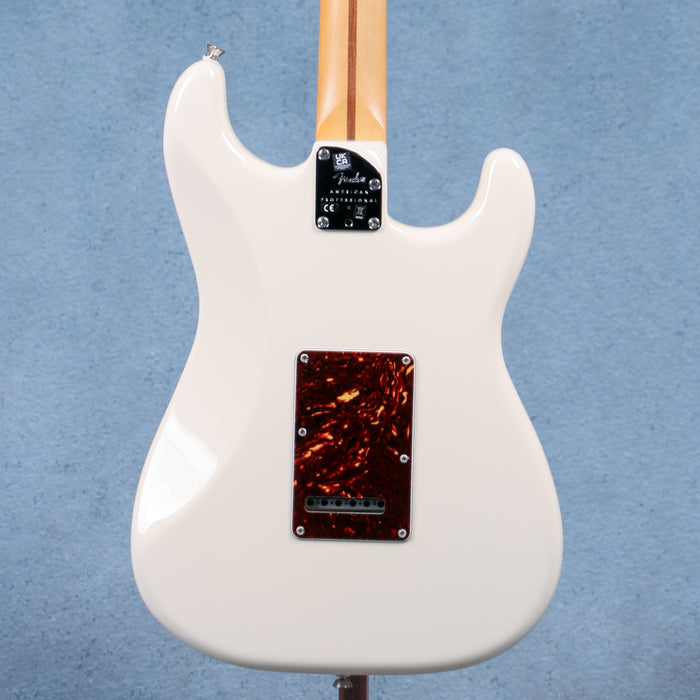 Fender American Professional II Stratocaster Left Handed Maple Fingerboard - Olympic White - US210095990