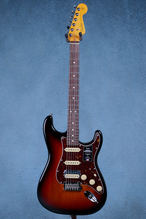 Fender American Professional II Stratocaster HSS Rosewood Fingerboard - 3-Color Sunburst - US22171385
