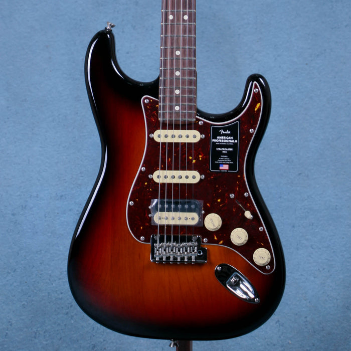 Fender American Professional II Stratocaster HSS Rosewood Fingerboard - 3-Color Sunburst - US22171385