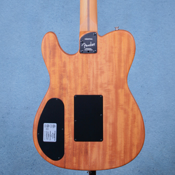 Fender American Acoustasonic Telecaster Ebony Fingerboard - Black - US223704A