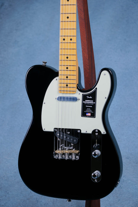 Fender American Professional II Telecaster Maple Fingerboard - Black - US23050602