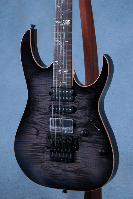 Ibanez RG8870 BRE J-Custom Electric Guitar w/Case - Black Rutile - F2313251