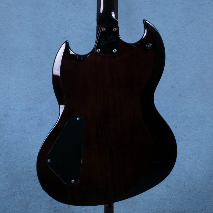 LTD Viper-100 Electric Guitar w/ Bare Knuckle Brute Force w/Case - Trans Black - Preowned