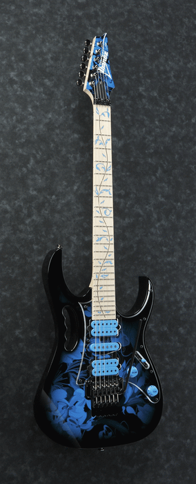 Ibanez JEM77P BFP Steve Vai Signature Electric Guitar - Blue Floral Pattern