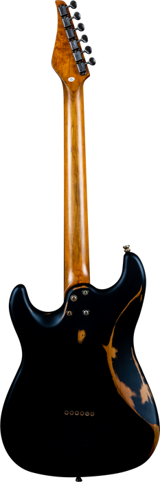 JET JS-800-RLC-BK Relic HS Electric Guitar - Black