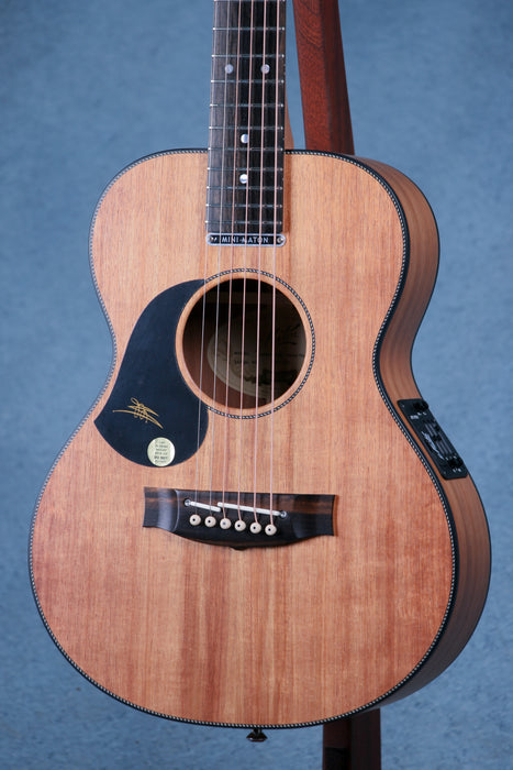 Maton EMBW6-LH Mini Blackwood Left Handed Acoustic Electric Guitar w/Case - 15817