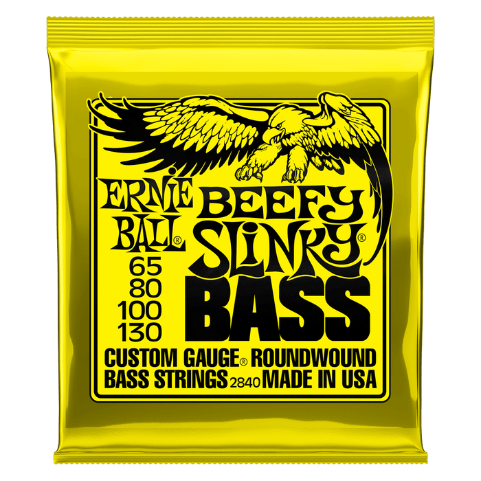 Ernie Ball Beefy Slinky 65-130 Nickel Wound Electric Bass Strings
