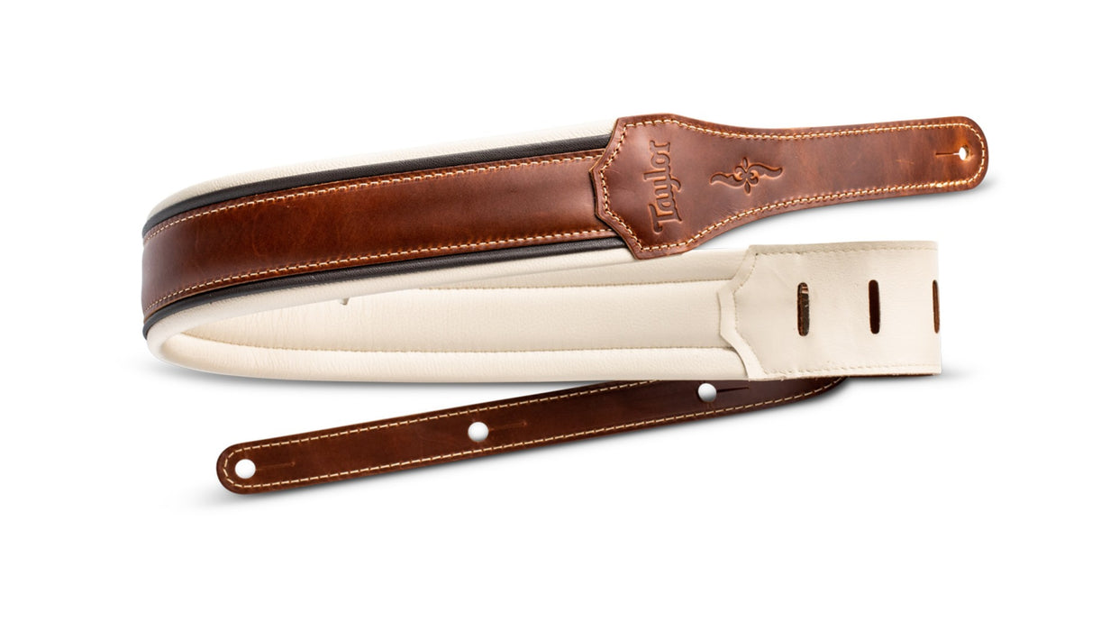 Taylor Renaissance Strap - Med Brown Leather 2.5 inch