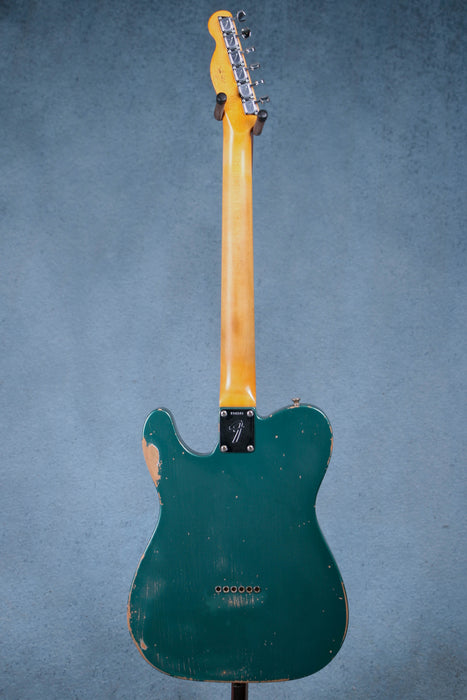 Fender Custom Shop Master Built By Greg Fessler Thinline Telecaster Relic - Sherwood Green - Preowned
