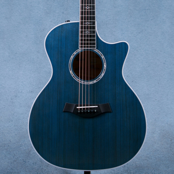 Taylor 614ce Special Edition Grand Auditorium Acoustic Electric Guitar - Pacific Blue - 1207253067