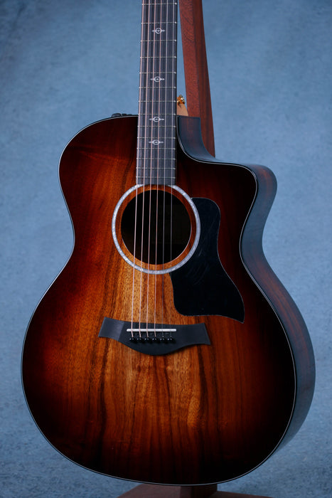 Taylor 224ce-K DLX Koa Grand Auditorium Acoustic Electric Guitar - 2201194397