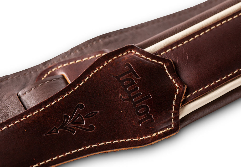 Taylor Century Strap - Cordovan Leather- 2.5 inch- Cordovan/Cream/Cordovan