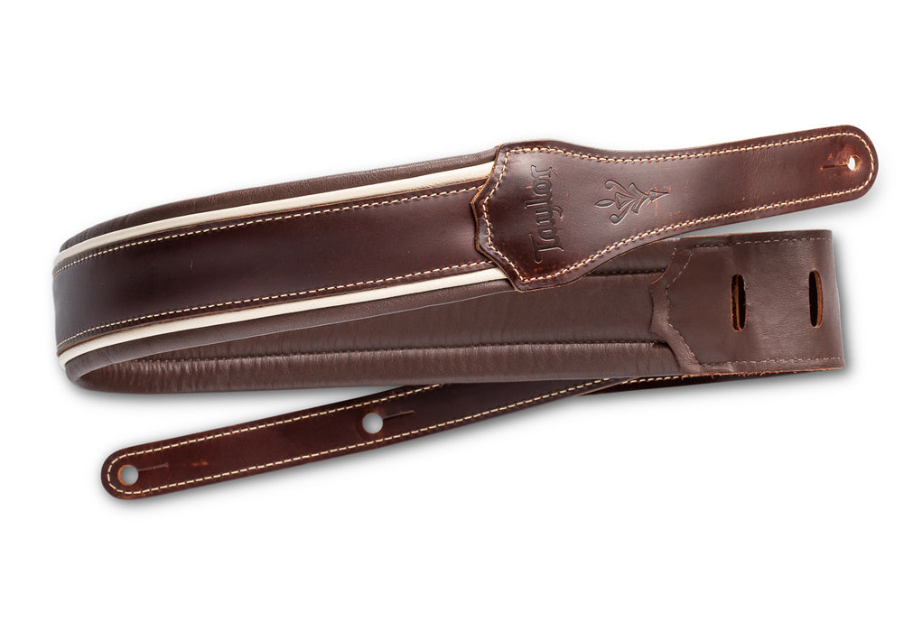 Taylor Century Strap - Cordovan Leather- 2.5 inch- Cordovan/Cream/Cordovan