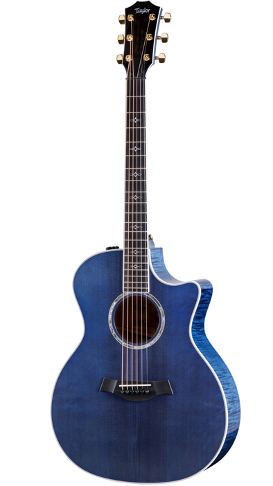 Taylor 614ce Special Edition Grand Auditorium Acoustic Electric Guitar - Pacific Blue