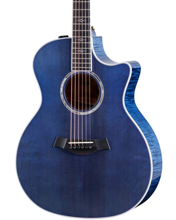 Taylor 614ce Special Edition Grand Auditorium Acoustic Electric Guitar - Pacific Blue
