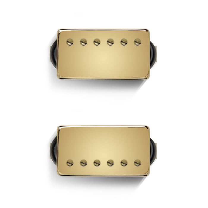 Bare Knuckle The Mule Humbucker Pickup Set - Covered Gold - 50mm Potted Short 4 Conductor