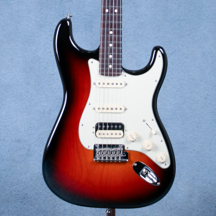 Fender American Professional Stratocaster HSS Shawbucker w/Case - 3-Color Sunburst - Preowned - Clearance