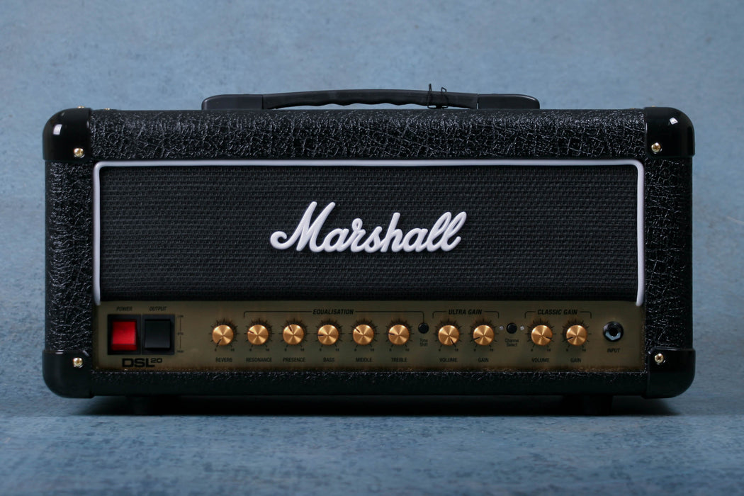 Marshall DSL20H Valve Guitar Amp Head w/Box - Preowned