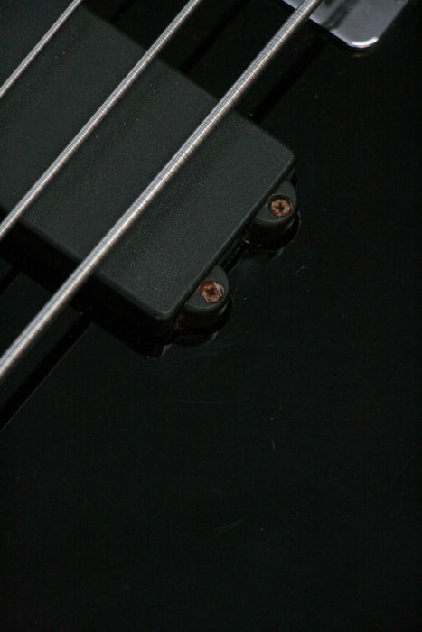 LTD Surveyor 400 Bass Guitar w/Case - Black - Preowned - Clearance