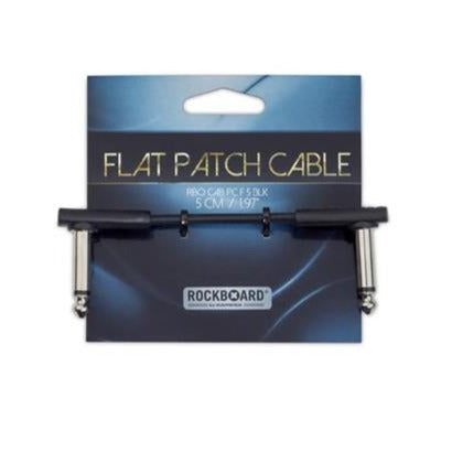 Warwick RockBoard Flat Patch Cable Black - 5cm