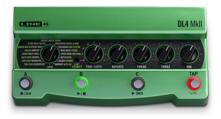 Line 6 DL4-MKII Stompbox Delay Modelling Pedal