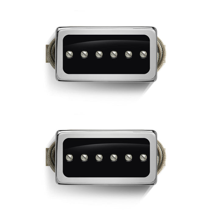 Bare Knuckle Mississippi Queen HSP90 Pickup Set - Chrome TV - 2 Conductor and Screen / Short Leg