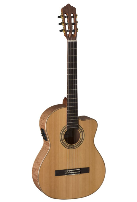 La Mancha Rubi CMX-CER Classic 4/4 S Cedar Top Cutaway Exot Mahog Bands Acoustic Guitar