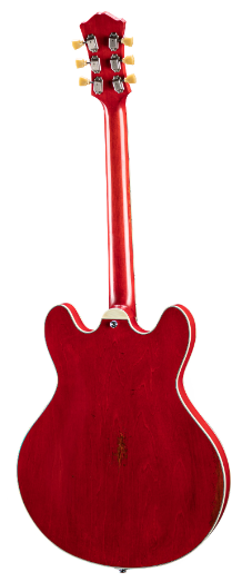 Eastman T64/v-T Antique Varnish Thinline Electric Guitar - Antique Red