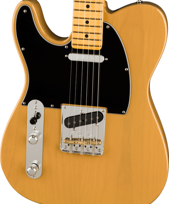 Fender American Professional II Telecaster Left Handed Maple Fingerboard - Butterscotch Blonde