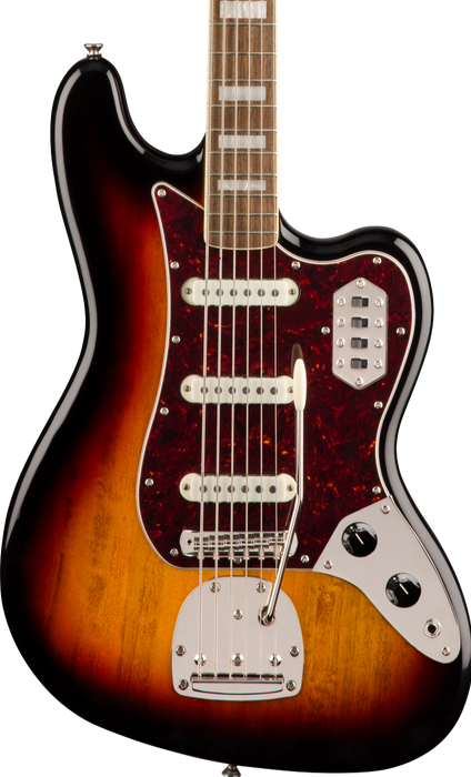 Squier Classic Vibe Bass VI Laurel Fingerboard Electric Bass Guitar - 3-Color Sunburst