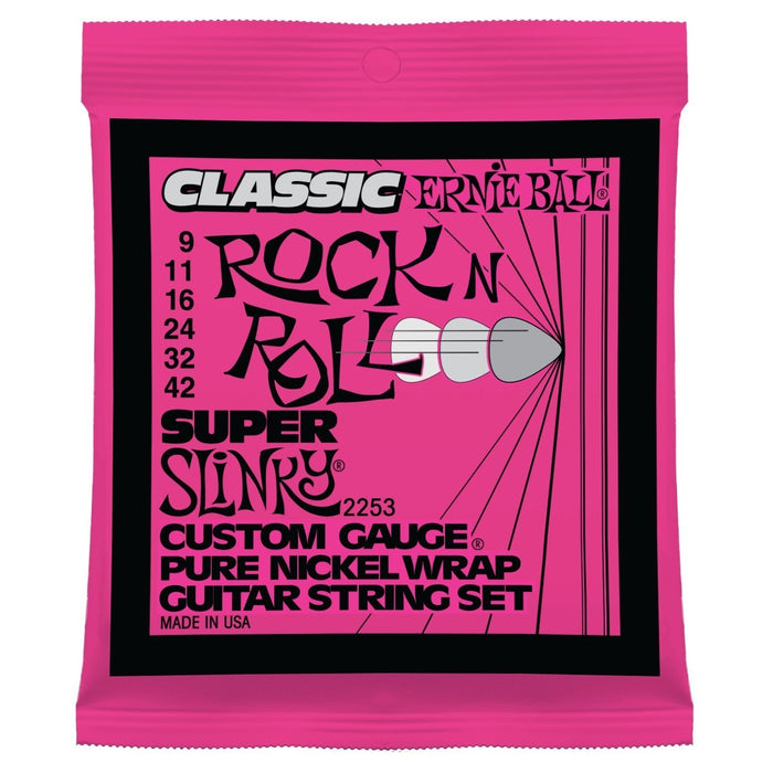 Ernie Ball Classic Rock N Roll Power Slinky 11-48 Pure Nickel Wrap Electric Guitar Strings