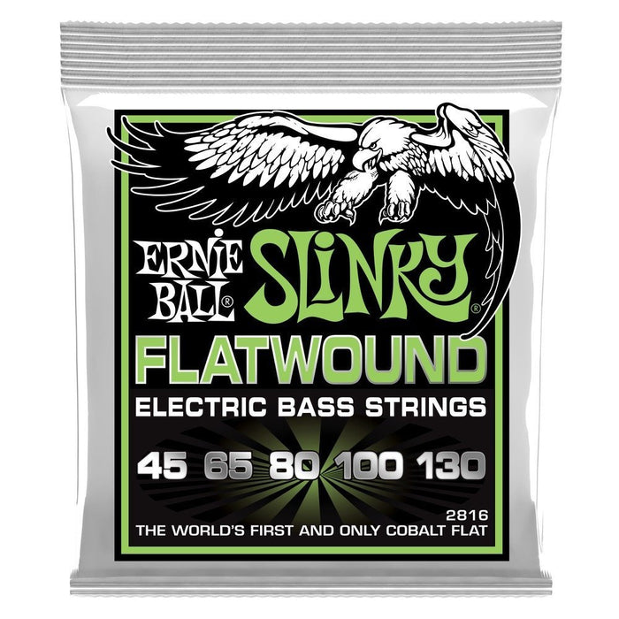 Ernie Ball 5 String Regular Slinky Flatwound 45-130 Electric Bass Strings