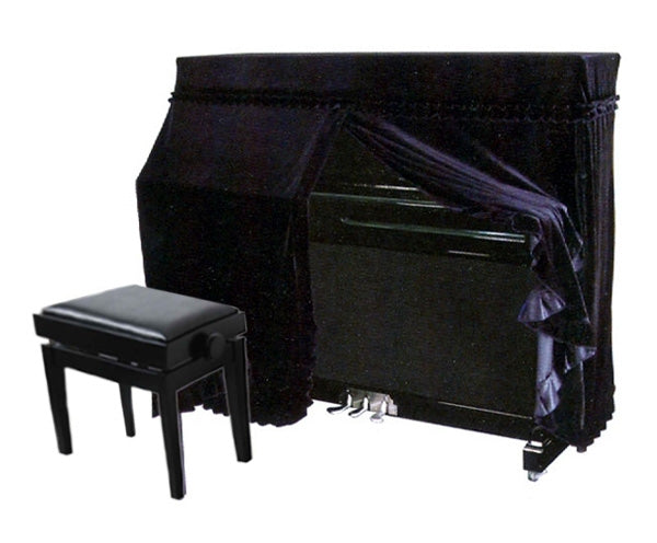 Piano Cover - UPright - Full - Black UP5