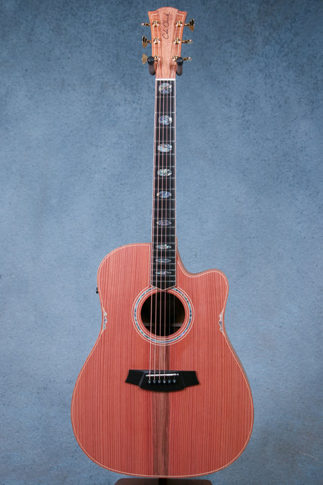 Cole Clark FL3EC-RDBL Dreadnought Acoustic Electric Guitar - 221038295