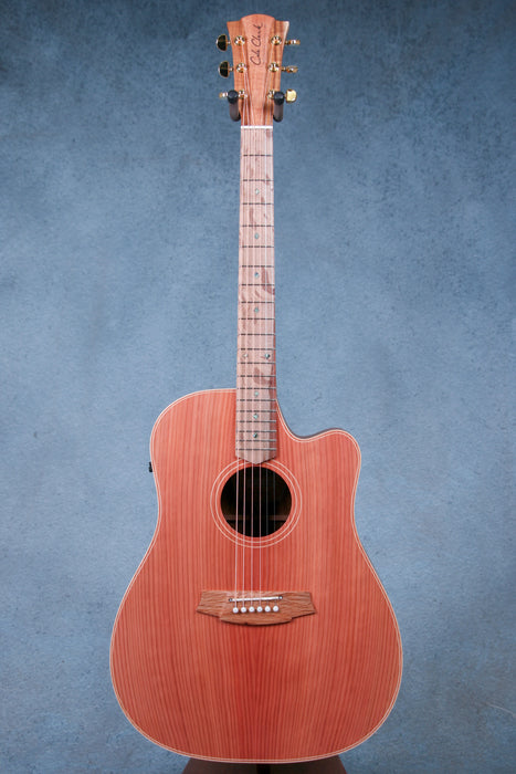 Cole Clark FL2EC Redwood Mahogany Electric Acoustic Guitar - 221038523