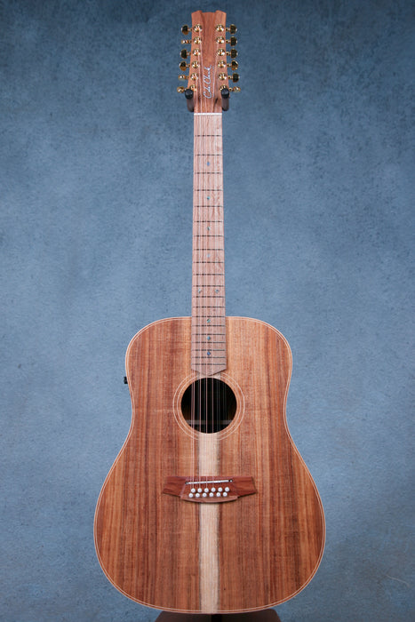 Cole Clark FL2E-12-BLBL 12 String Dreadnought Acoustic Electric Guitar - 221041072 - Clearance