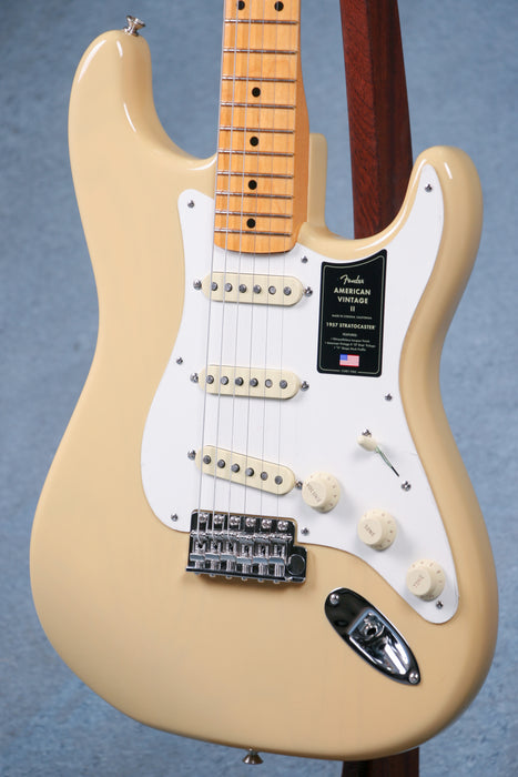Fender American Vintage II 1957 Stratocaster Maple Fingerboard Electric Guitar - Vintage Blonde - V2207042B